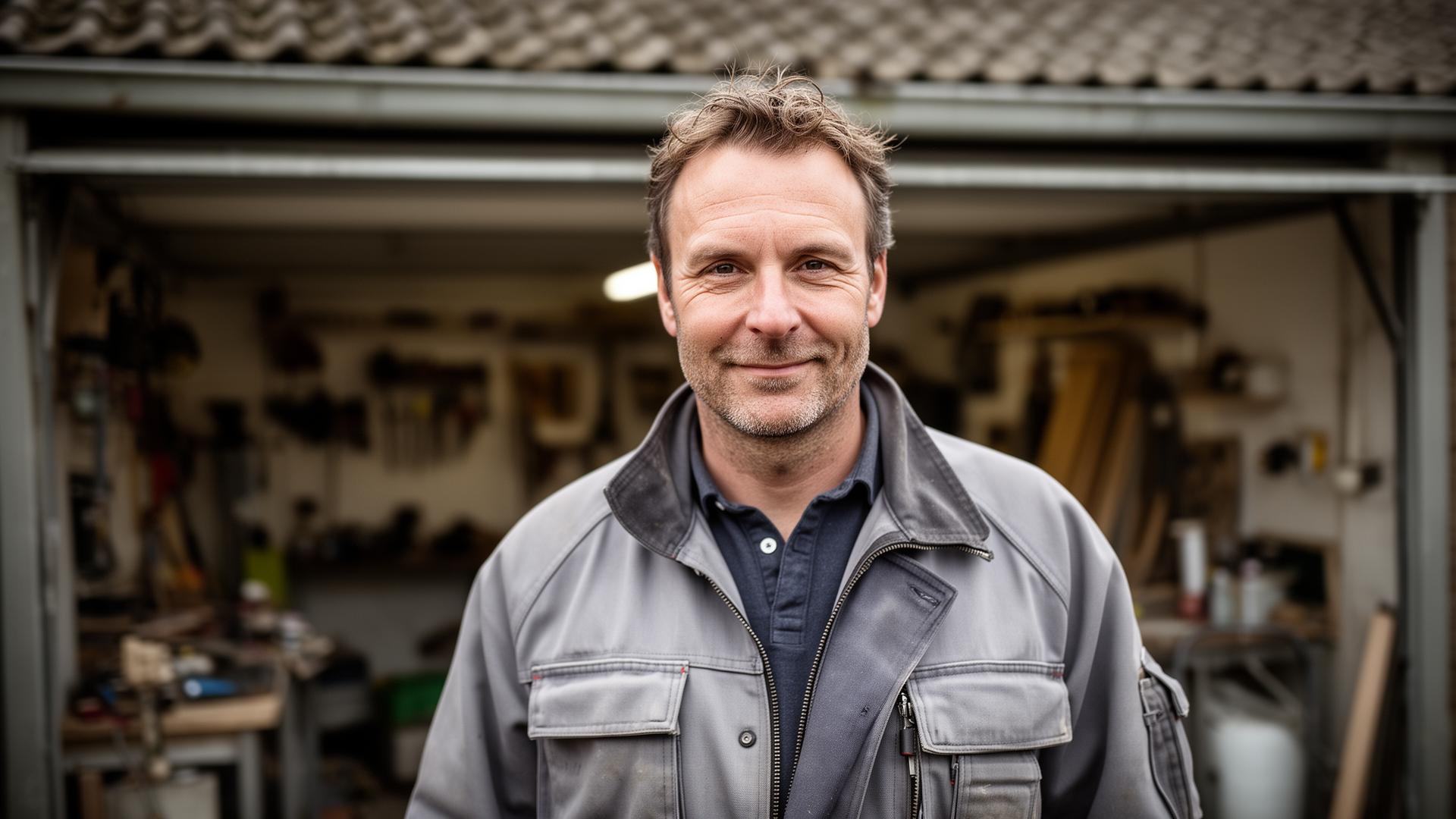 Zelfstandig ondernemer voor zijn werkplaats